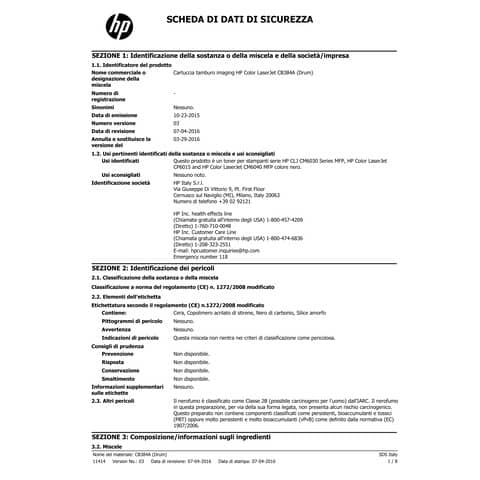 Tamburo 824A HP nero  CB384A